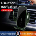 M6 Car Gravity Bracket Air Outlet Phone Navigation Holder (Black)