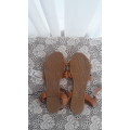 CAMEL STRAPPY SANDALS BY IMAGE - NEW ITEM