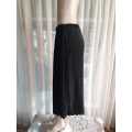 Vintage Black Box Pleated Skirt By Ackermans  - Like New - XL/38/14