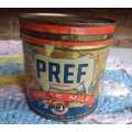 Vintage Pref powdered whole milk tin