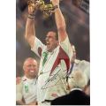 Rugby Frame Signed Martin Johnson