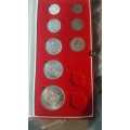 1972 proof coin set silver R1 coin