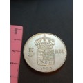 1955 Sweden Silver 5 Kronor