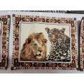 Placemats and Table runner Big 5 Animal print