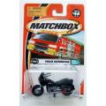2000/ 2000 VINTAGE MATCHBOX CARS - POLICE MOTOR CYCLE & A 1967 VW DELIVERY VAN