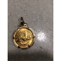 1/10th Kruger pendant gold 2