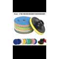 10pcs 4 Inch Diamond Polishing Pads Set Polishing Pad Kit 50*2/100/200/400/800/1500/3000/6000 grit