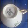 Delphine bone china cup and saucer