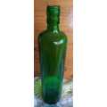 Green frosted bottle