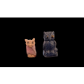 Pair of Owl Ceramic Small Figurine