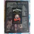 Jack Daniels tin with 2 x glasses