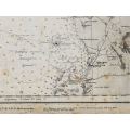 Vintage Nautical Map circa 1962 (102cm x 70cm)