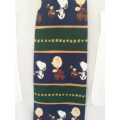 Vintage Men`s Neck Tie Charly Brown and Snoopy