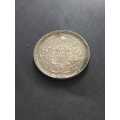 1944 India Silver quarter rupee