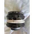 Vintage Tamron and Nikkor film camera lenses