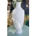 Vintage Italian Milk Glass Vase Mod DiposMade In Italy