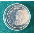 1968 PROOF 5O CENT. AFRIKAANS