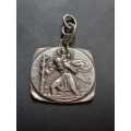 Silver St Christopher Pendant