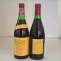 2 vintage wines. Vintage 1986