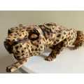 Hand crafted wooden cheetah