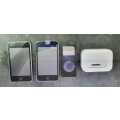X3 apple iPods and docking station