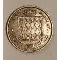 2 x 1956 Monaco 100 Francs