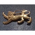 Vintage 1968 British Lions Rugby Tour Brass Pin