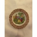 Limoges style romantic scene small plate