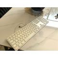 Genuine Apple A1243 Wired Mac Standard USB Keyboard w/ Numeric Keypad White