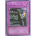 Yu-Gi-Oh! Castle walls 1st edition card