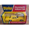 Dinky Plymouth Yellow Cab 278