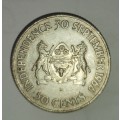 1966 Botswana 50 cents