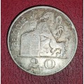 1950 Belgium 20 Francs