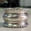 Antique Sterling Silver Napkin Ring 1914