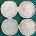 1933 UNION SIXPENCE. 4 COINS AVAILABLE