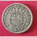 1953 Cabo Verde 2.50 Escudos