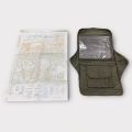 Vintage Military Map Case/Bag & First Edition Government Printer Map circa 1965