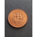 1958 SAU Half penny