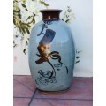 Andrew Walford (SA 1942 - ) Large signed pottery vase