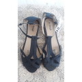 Blue Strappy Summer Sandals