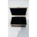 Metal `Cherub` jewellery box
