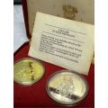 Ciskei Independence Silver and Gold Medallions