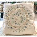 X2 Vintage embroidered cushions