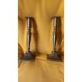 Solid brass matching candlestick holders