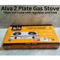 Alva 2 Plate Stainless Steel Gas Stove
