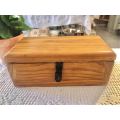 Vintage wooden trinket/storage box