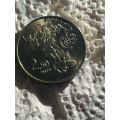 2.50 Euro Portugal 2010 World Cup medallion