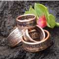 *** Coin Ring *** Suid-Afrika / South Africa - Made From SA 1 Penny or 1/2 Penny Coin