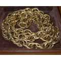 Gold Tone Chunky Chain with Beautiful Links