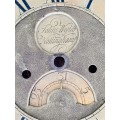 JOHN WYLDE NOTTINGHAM Large Heavy Brass Clock Face/Dial circa 1700s (31cmx31cm)